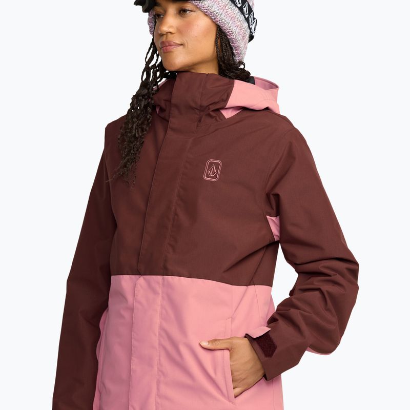 Dámska lyžiarska bunda Volcom Bolt Insulated oxblood 5