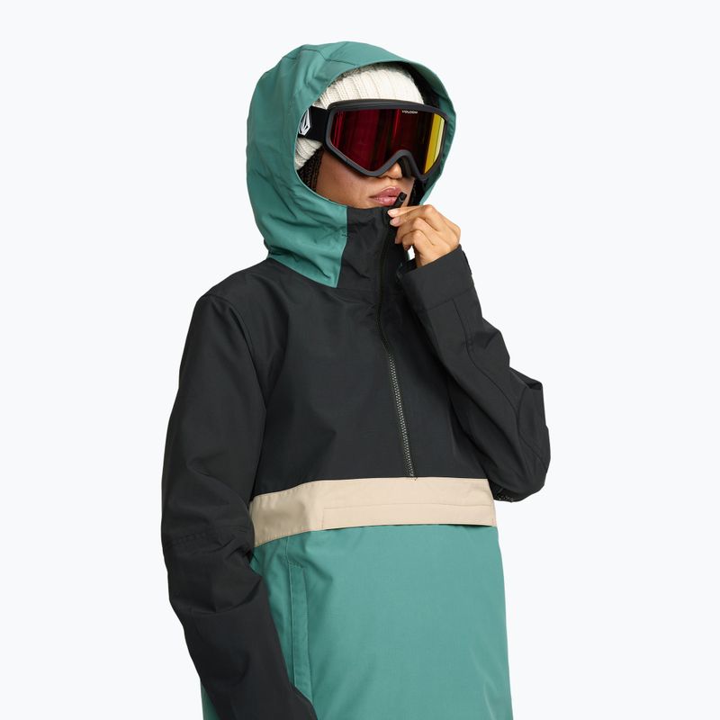 Dámska snowboardová bunda Volcom Harlan Pullover spruce green 5