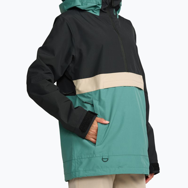 Dámska snowboardová bunda Volcom Harlan Pullover spruce green 6