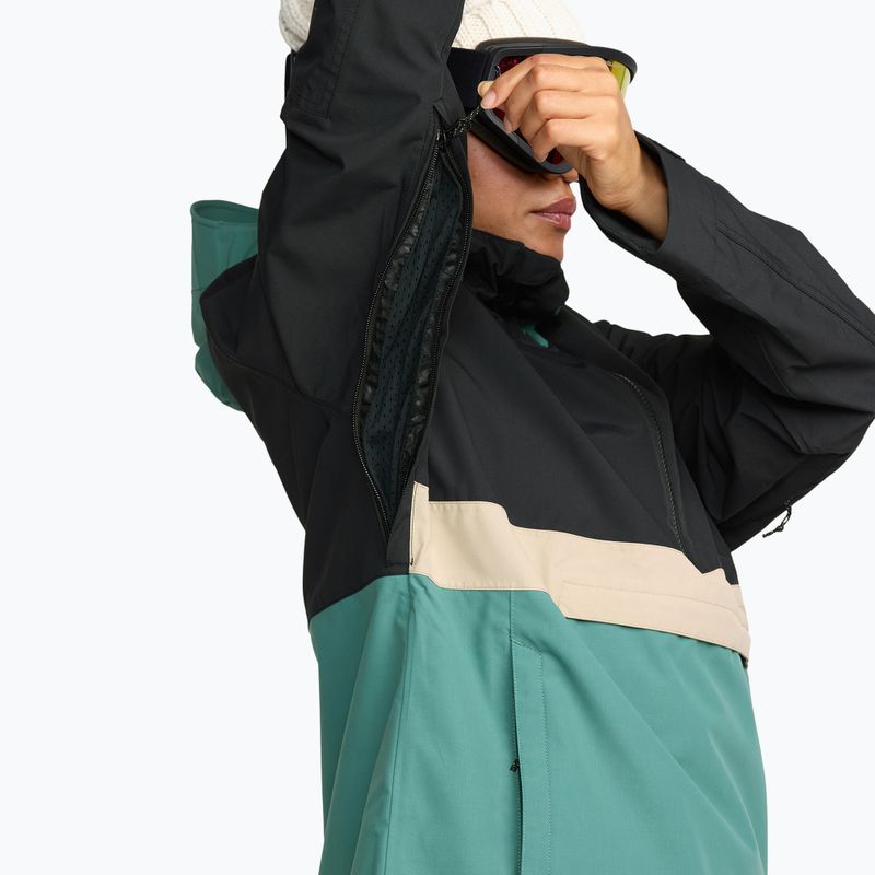 Dámska snowboardová bunda Volcom Harlan Pullover spruce green 7