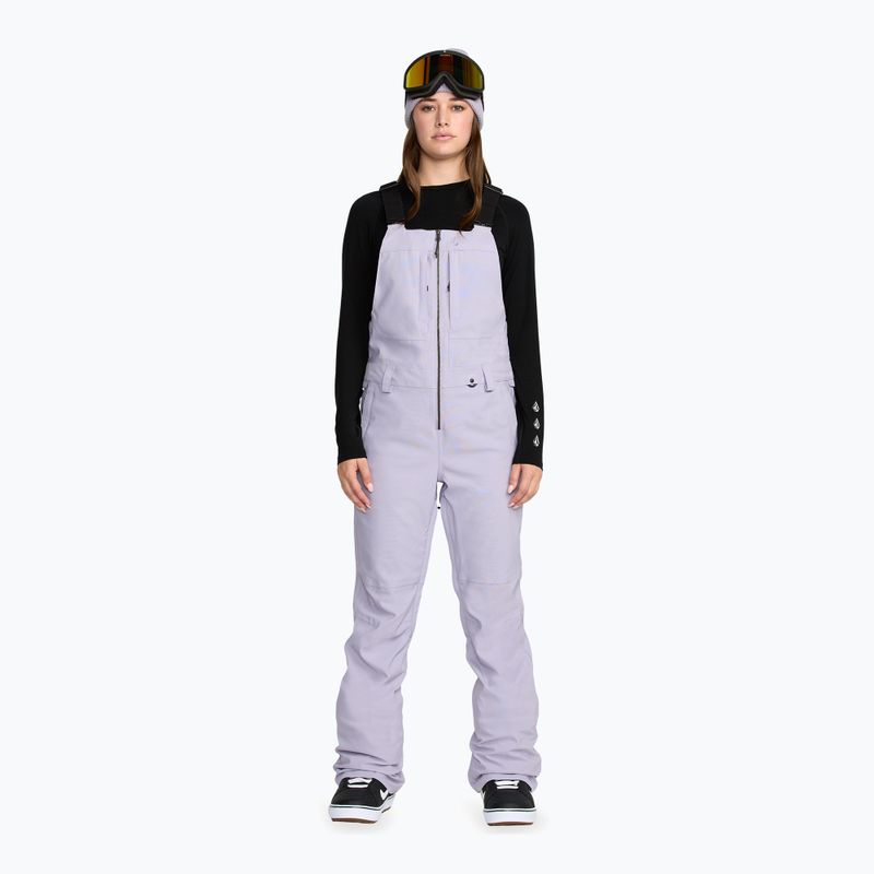 Dámske lyžiarske nohavice Volcom Swift Bib Overall lavender aura