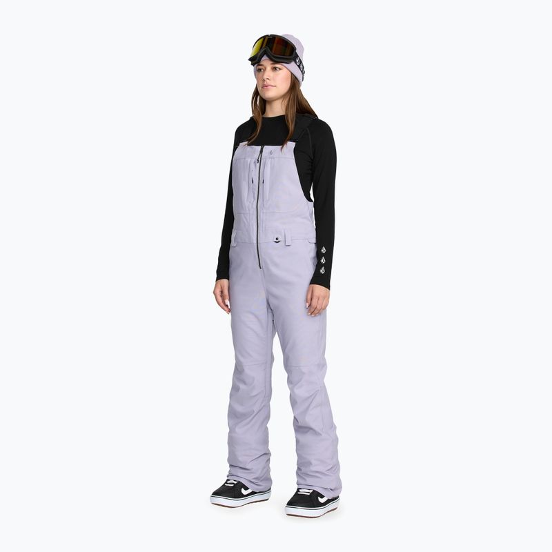 Dámske lyžiarske nohavice Volcom Swift Bib Overall lavender aura 5