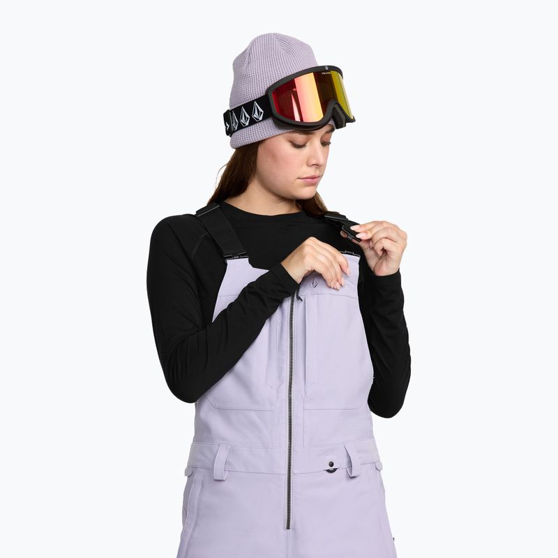 Dámske lyžiarske nohavice Volcom Swift Bib Overall lavender aura 7