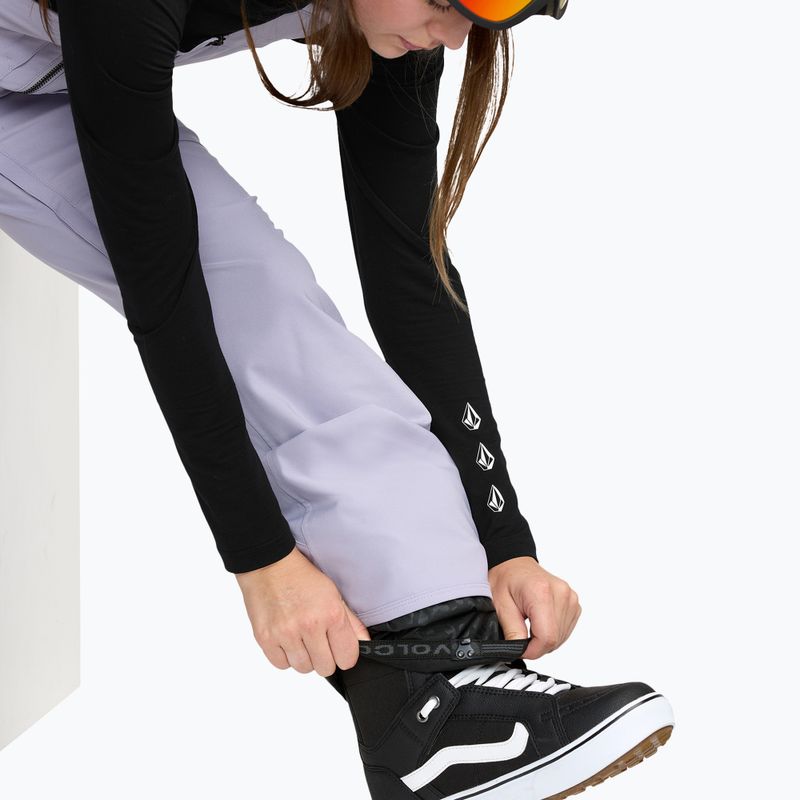 Dámske lyžiarske nohavice Volcom Swift Bib Overall lavender aura 9