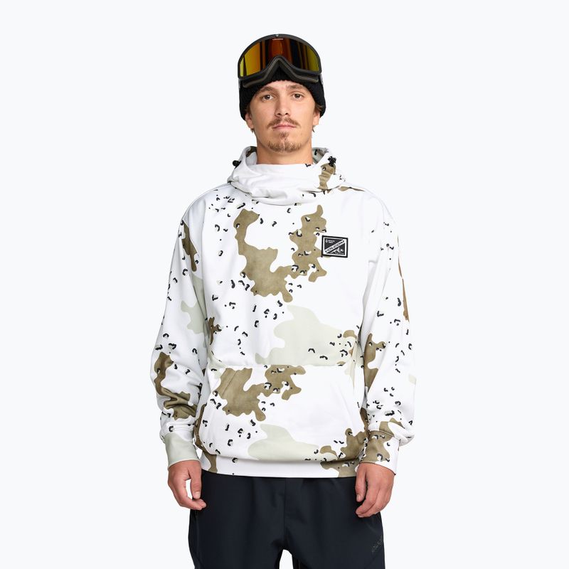 Pánska snowboardová mikina Volcom Hydro Riding Hoodie white