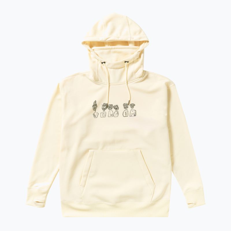 Dámska snowboardová mikina Volcom Riding Hydro P/O bone 7