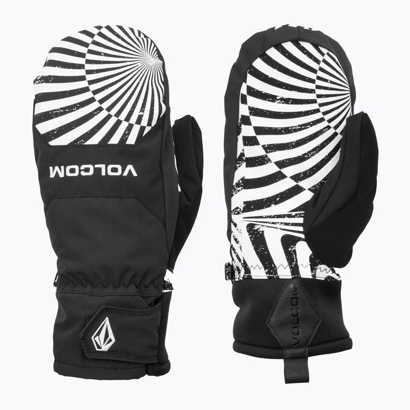 Pánske snowboardové rukavice Volcom V.CO Nyle Mitt black print