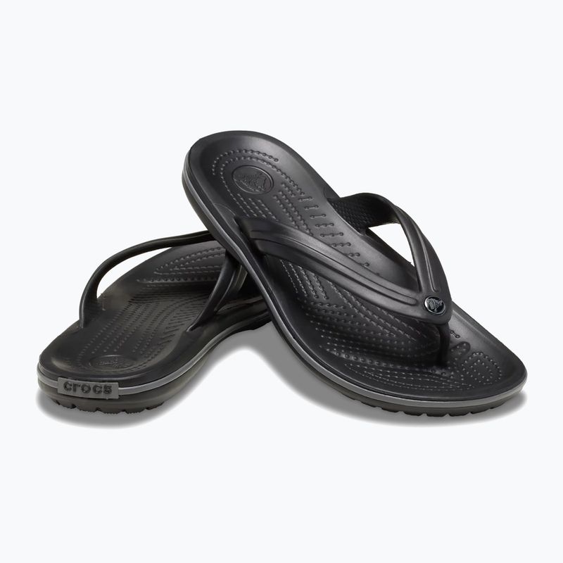 Crocs Crocband Flip žabky black/slate grey 2