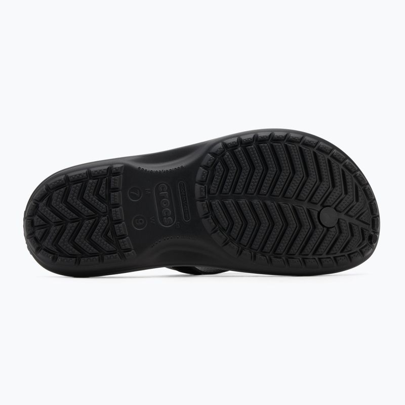 Crocs Crocband Flip žabky black/slate grey 4