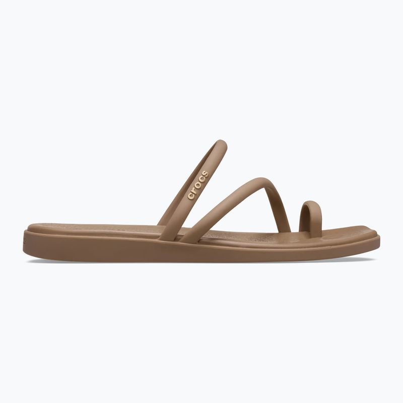 Dámske šľapky Crocs Miami Toe Loop Sandal milk chocolate 2