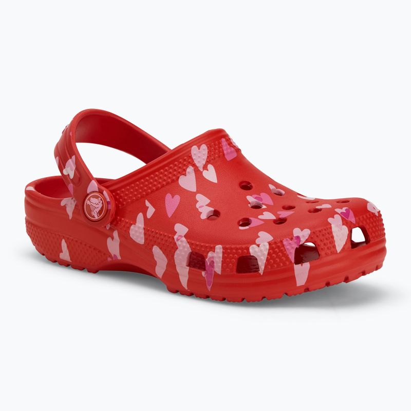 Detské nazúvaky Crocs Classic Valentines Day Clog Kids cherry red 2
