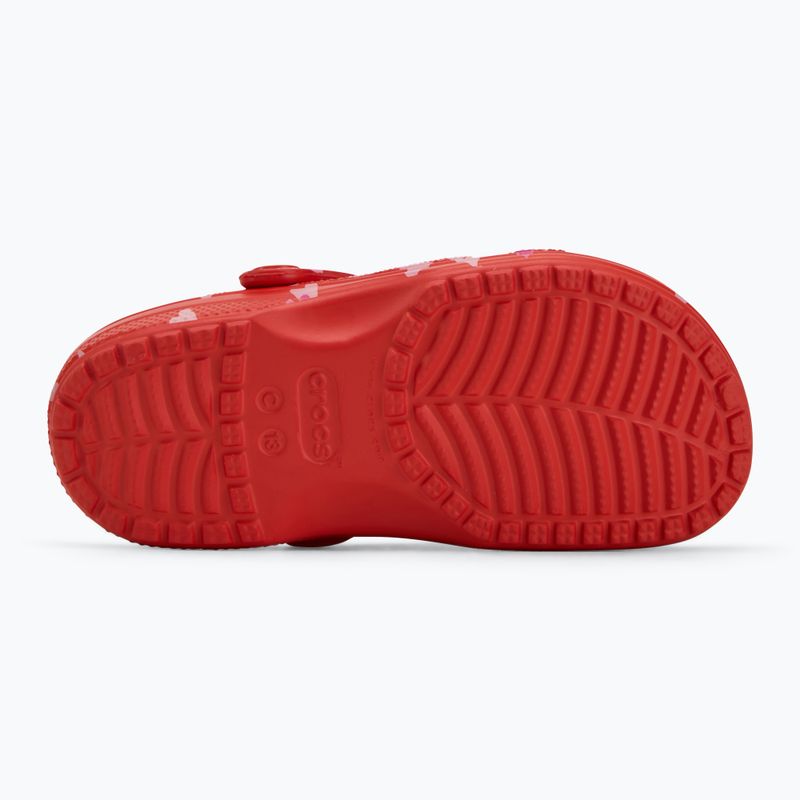 Detské nazúvaky Crocs Classic Valentines Day Clog Kids cherry red 5