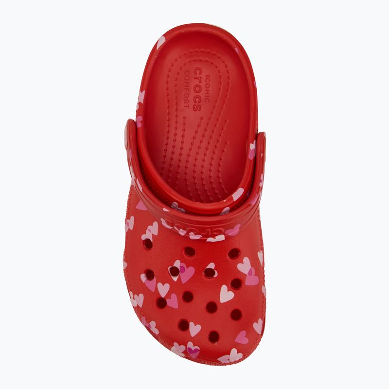 Detské nazúvaky Crocs Classic Valentines Day Clog Kids cherry red 6