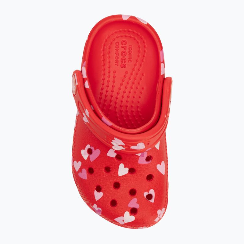Detské nazúvaky Crocs VDay Clog Toddler cherry red 6