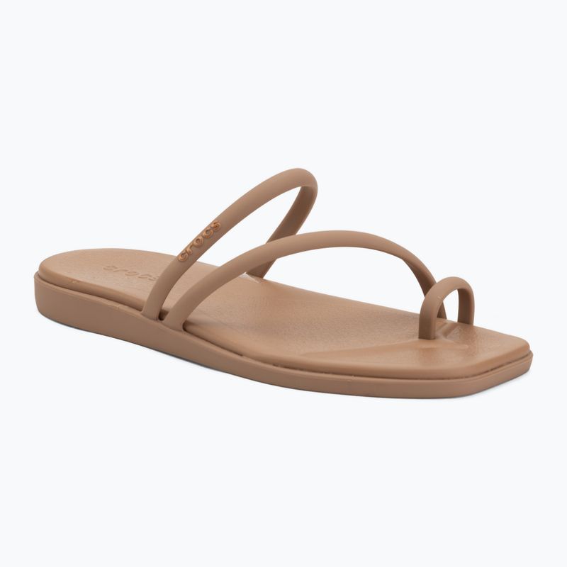 Dámske šľapky Crocs Miami Toe Loop Sandal milk chocolate
