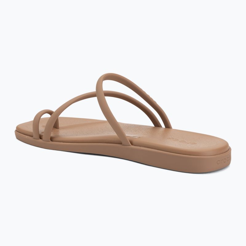 Dámske šľapky Crocs Miami Toe Loop Sandal milk chocolate 3