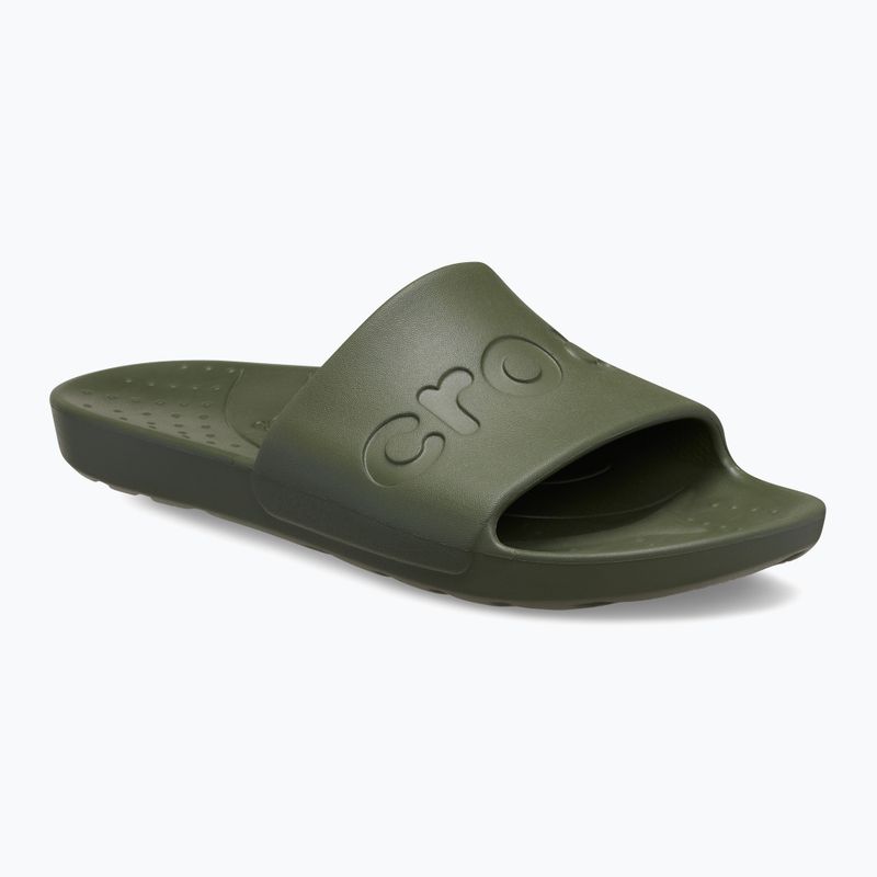 Nazúvaky Crocs Slide army green