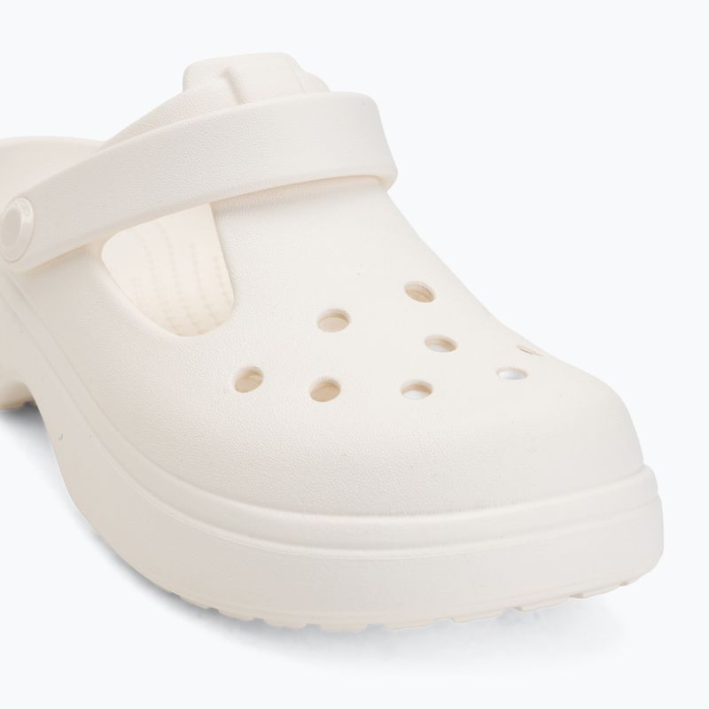 Detské šľapky Crocs Classic Mary Jane Clog chalk 8