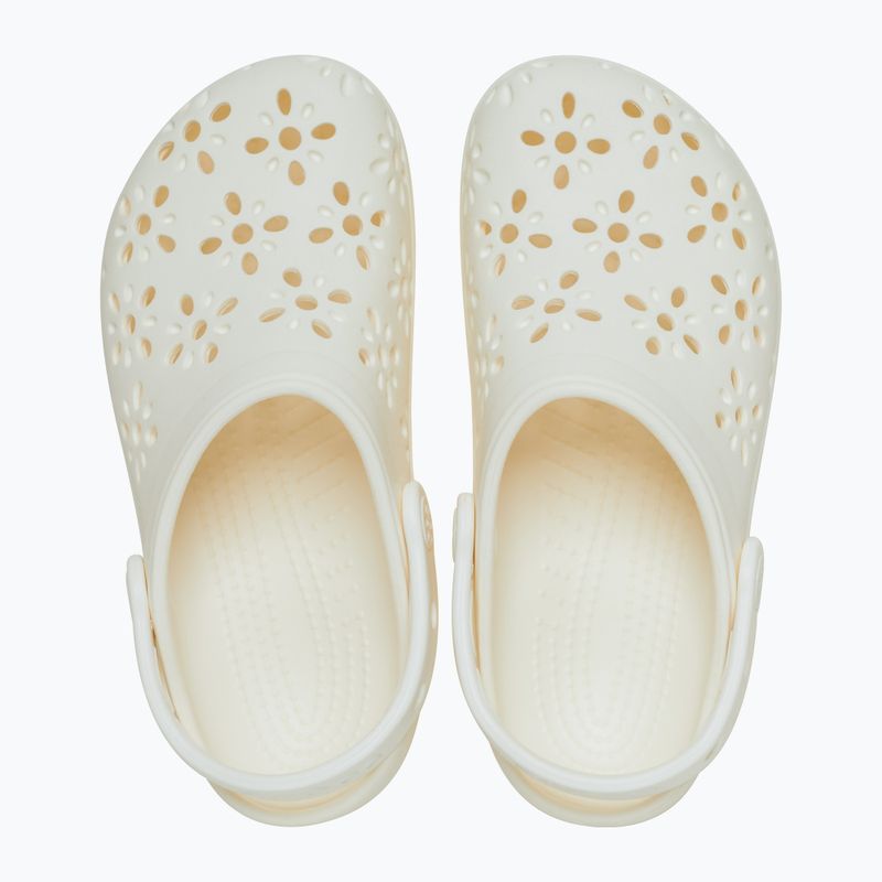 Žabky Crocs Classic Floral Cutout Clog chalk 2