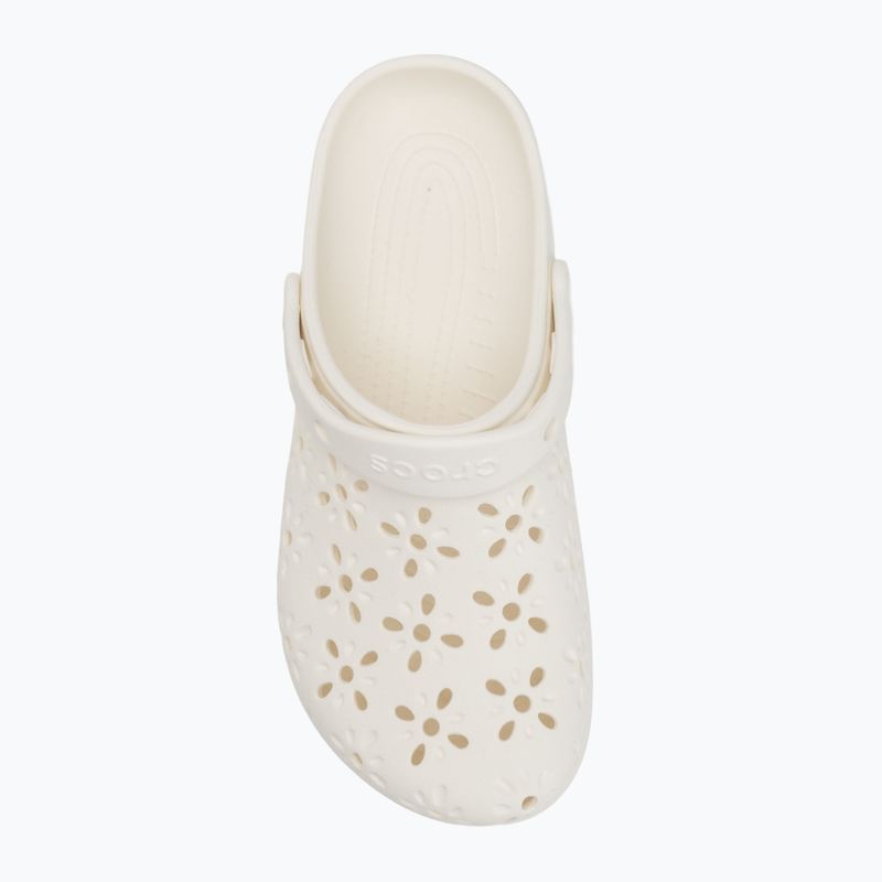Žabky Crocs Classic Floral Cutout Clog chalk 6