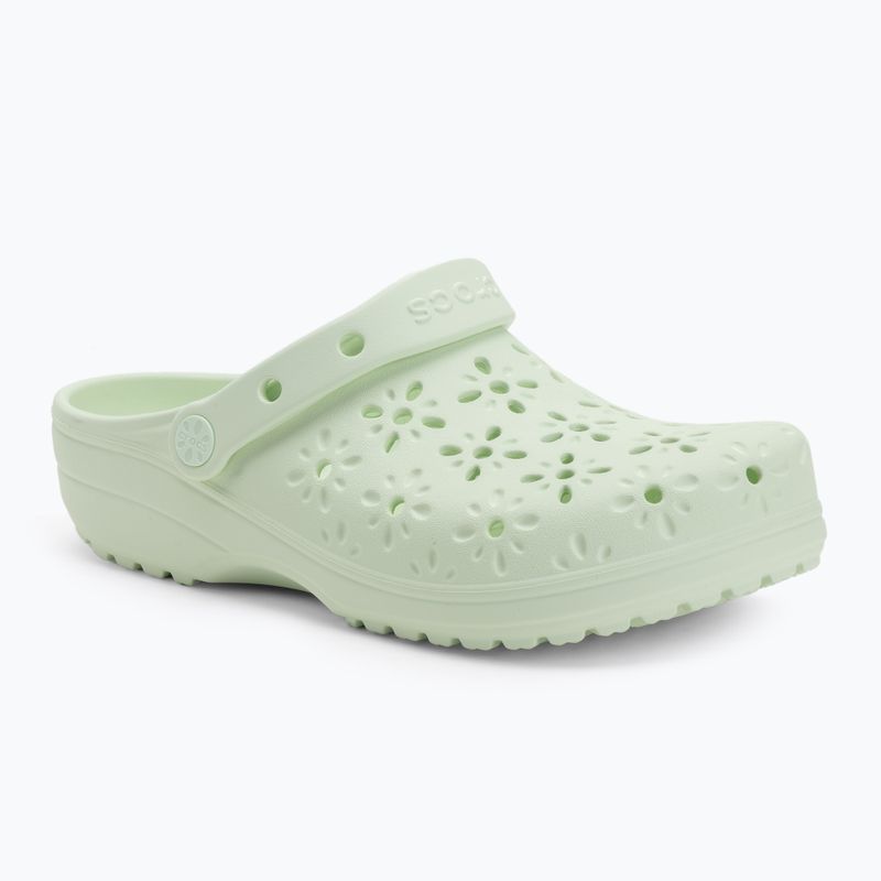 Žabky Crocs Classic Floral Cutout Clog jade tint