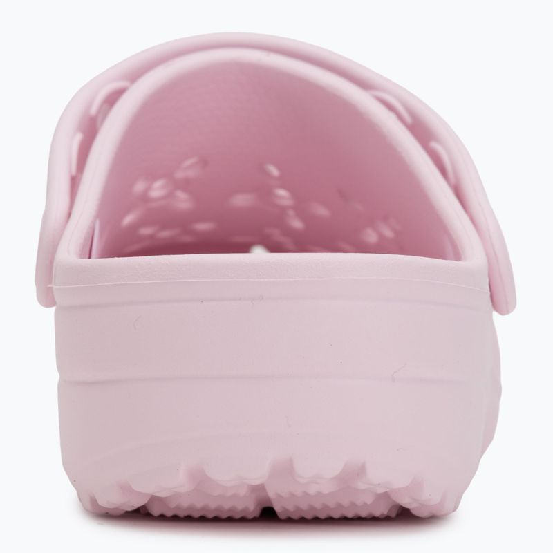 Crocs Classic Floral Cutout Clog pink milk 7