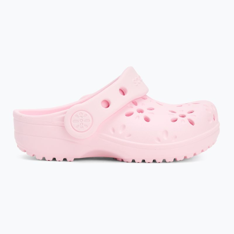 Detské nazúvaky Crocs Classic Floral Cutout Clog Kids Toddler pink milk 3