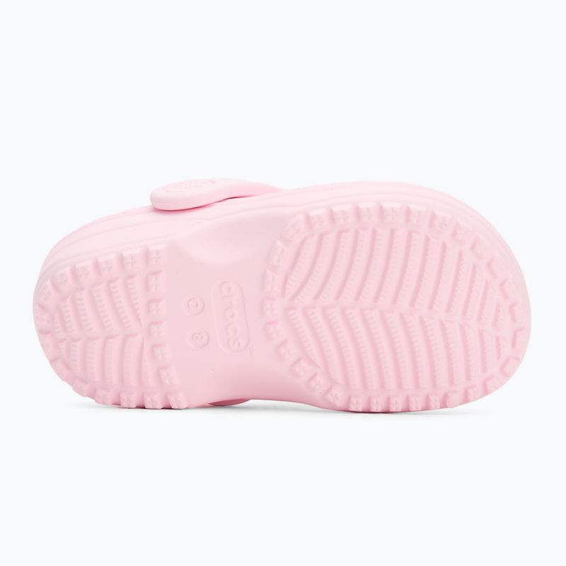 Detské nazúvaky Crocs Classic Floral Cutout Clog Kids Toddler pink milk 5