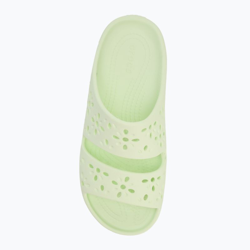 Nazúvaky Crocs Classic Floral Cutout Sandal jade tink 5