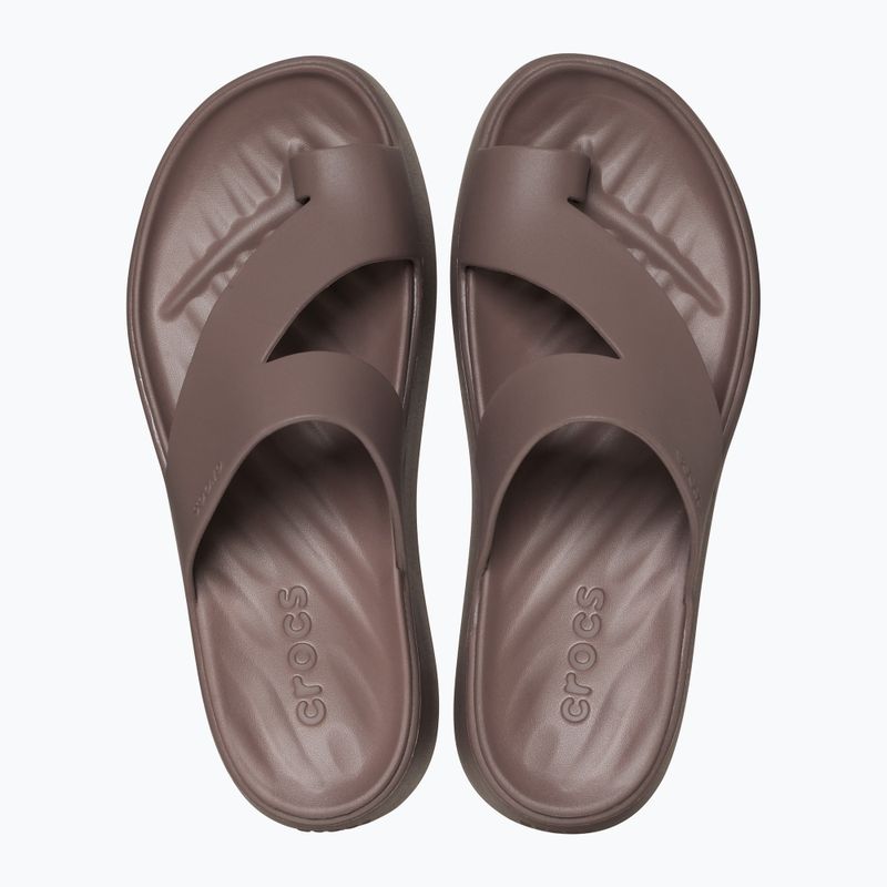 Dámske žabky Crocs Getaway Platform Toe Loop truffle 2