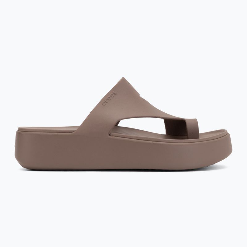 Dámske žabky Crocs Getaway Platform Toe Loop truffle 2