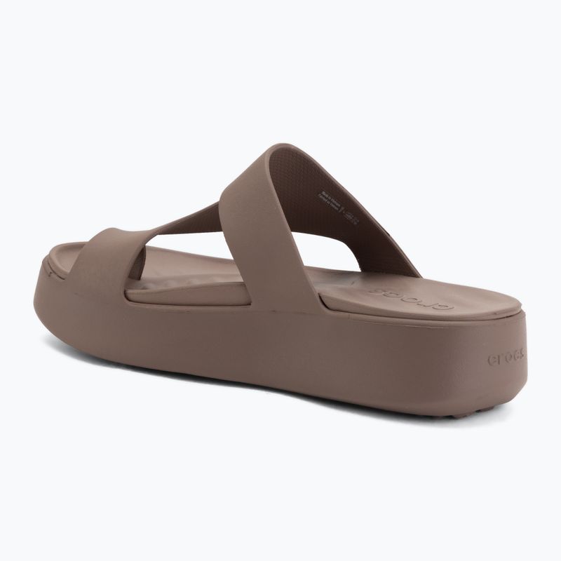 Dámske žabky Crocs Getaway Platform Toe Loop truffle 3