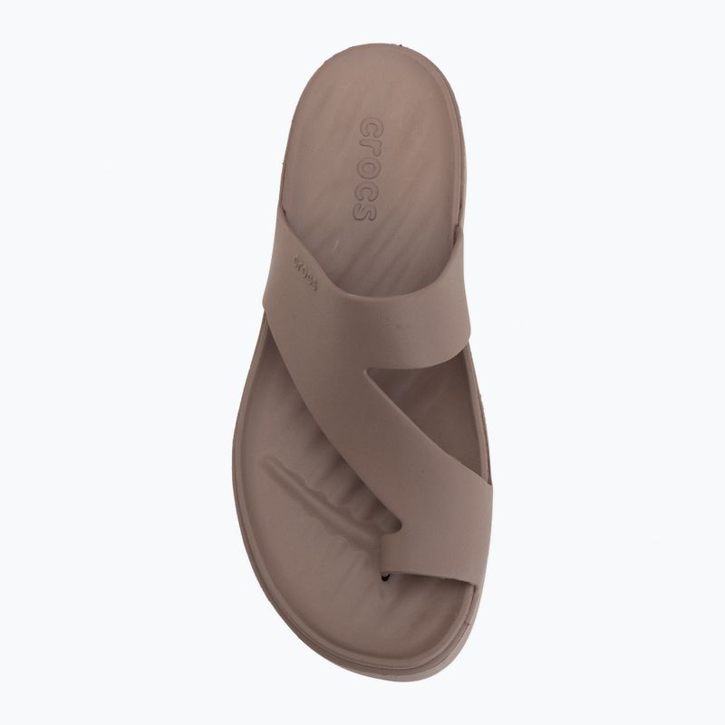 Dámske žabky Crocs Getaway Platform Toe Loop truffle 5