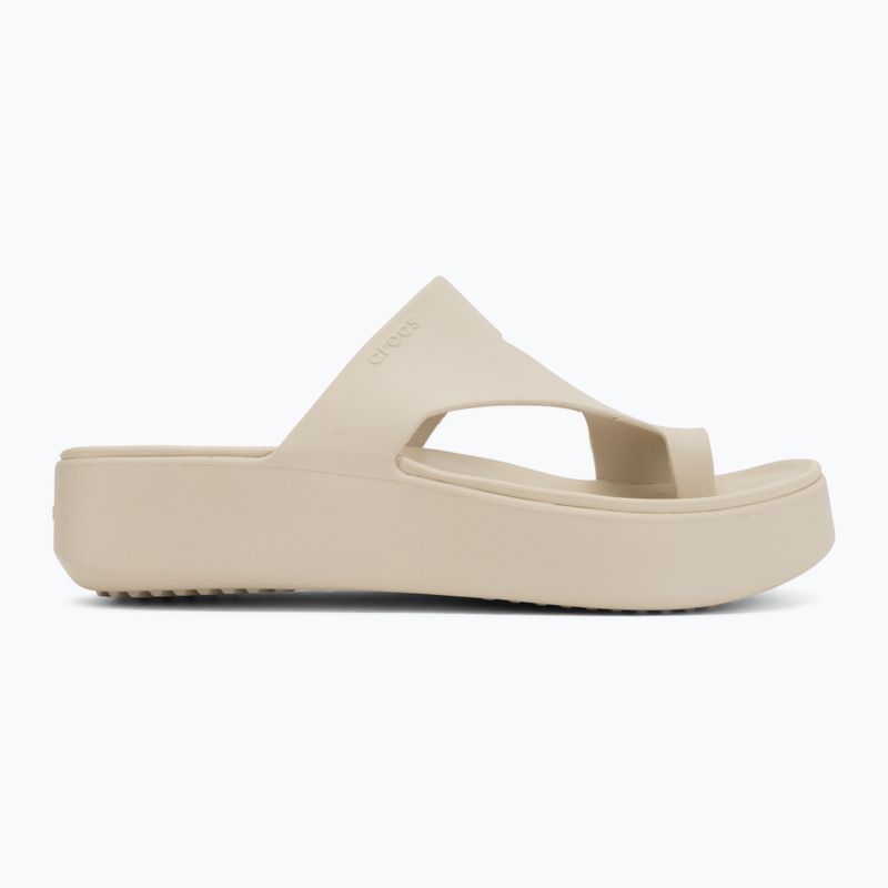 Dámske žabky Crocs Getaway Platform Toe Loop sandstone 2