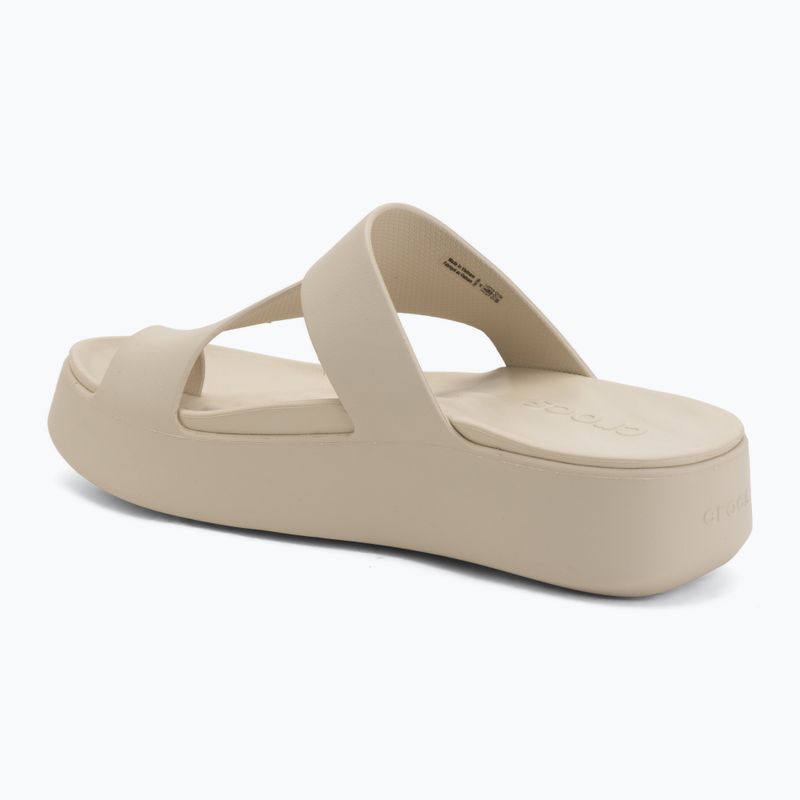 Dámske žabky Crocs Getaway Platform Toe Loop sandstone 3