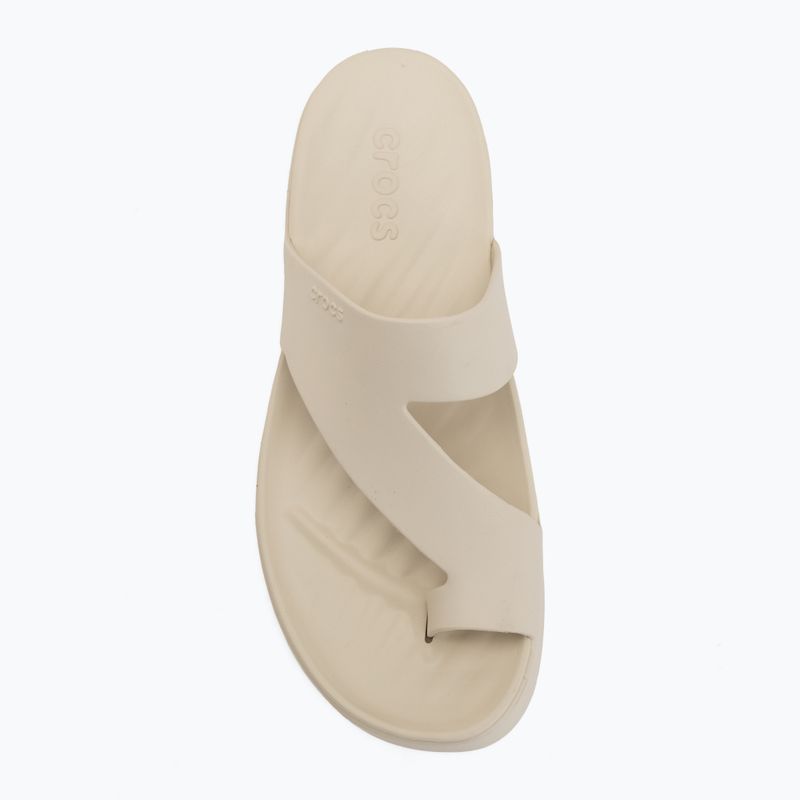 Dámske žabky Crocs Getaway Platform Toe Loop sandstone 5