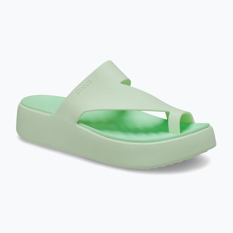Dámske žabky Crocs Getaway Platform Toe Loop jade tint 2