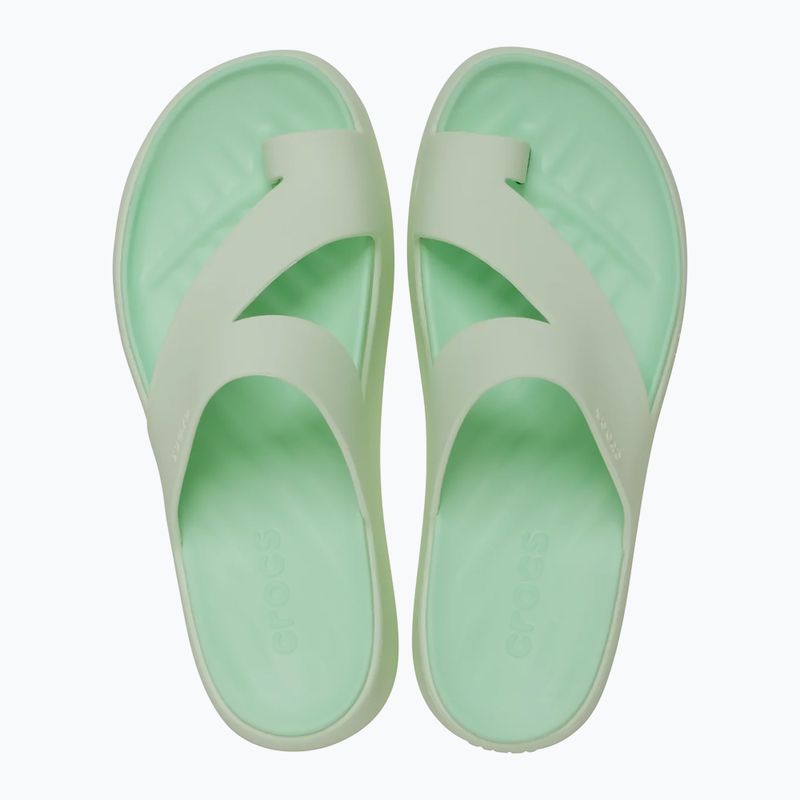 Dámske žabky Crocs Getaway Platform Toe Loop jade tint 4