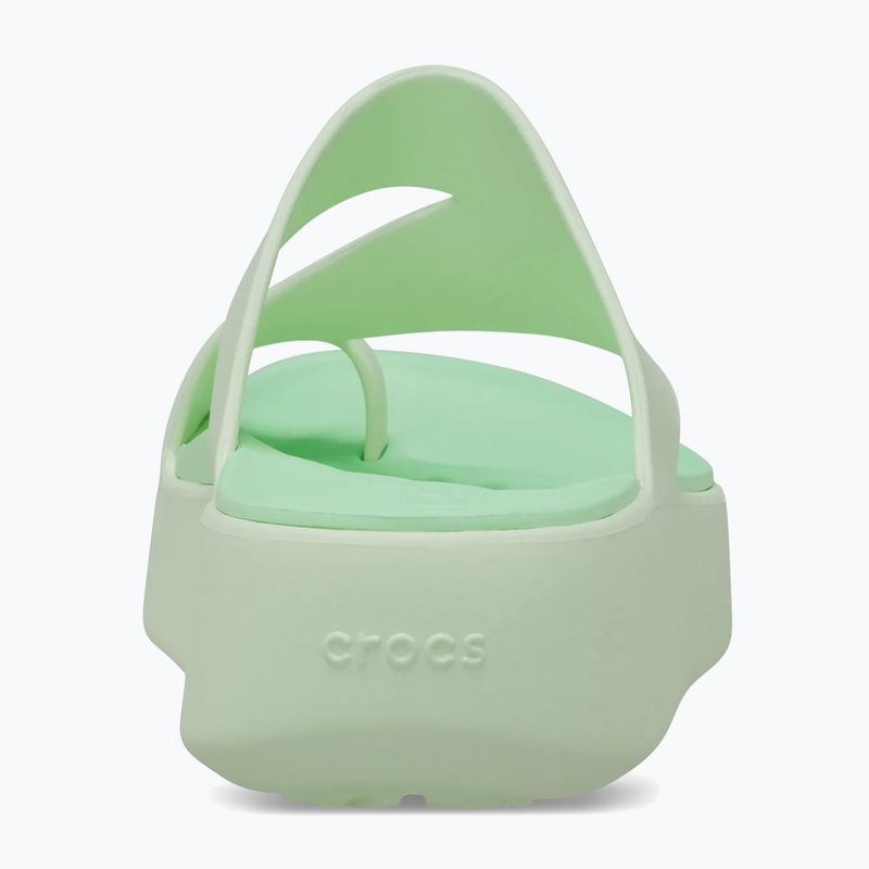 Dámske žabky Crocs Getaway Platform Toe Loop jade tint 6