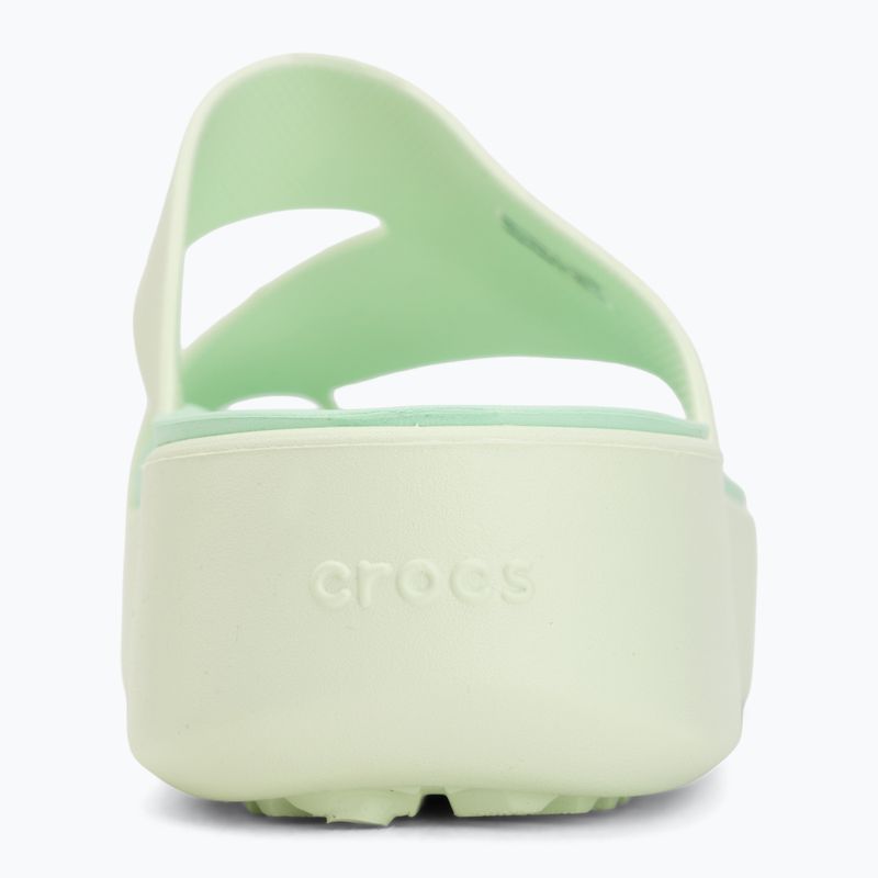 Dámske žabky Crocs Getaway Platform Toe Loop jade tint 6