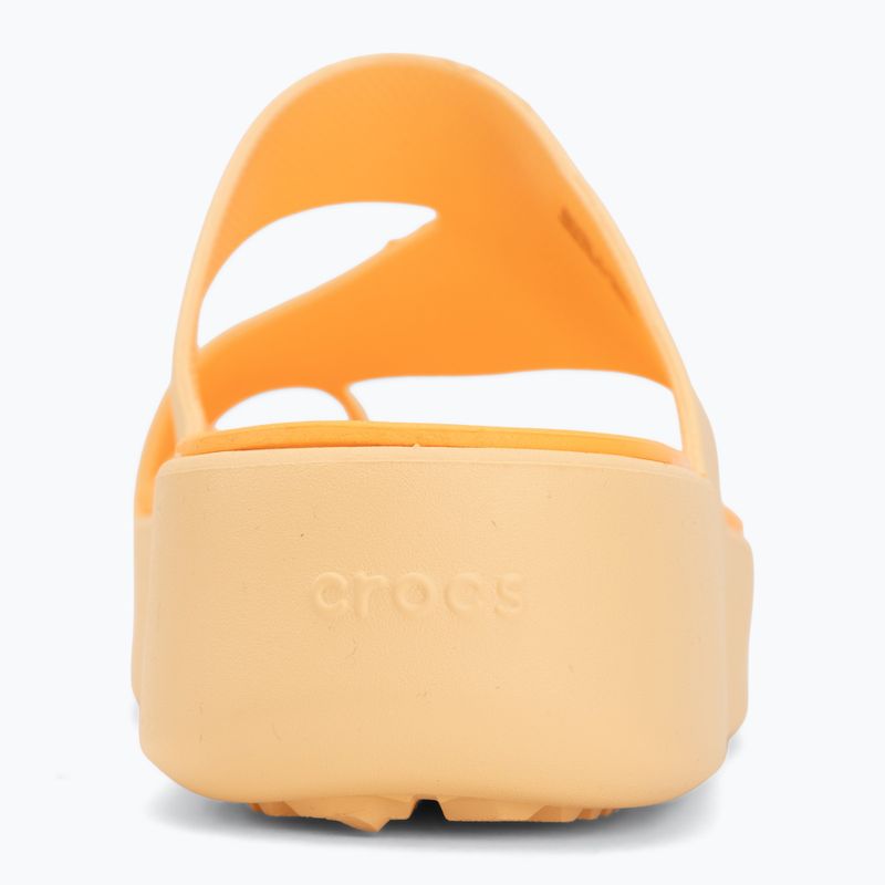 Dámske žabky Crocs Getaway Platform Toe Loop golden hour 6