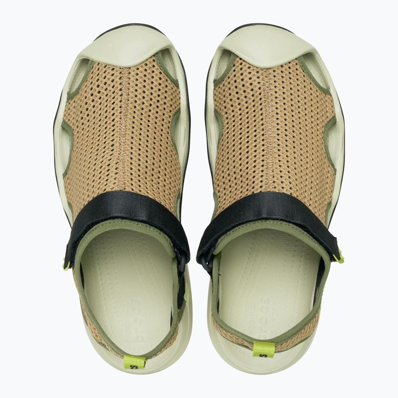 Pánske sandále Crocs Swiftwater Mesh Deck sepia 5