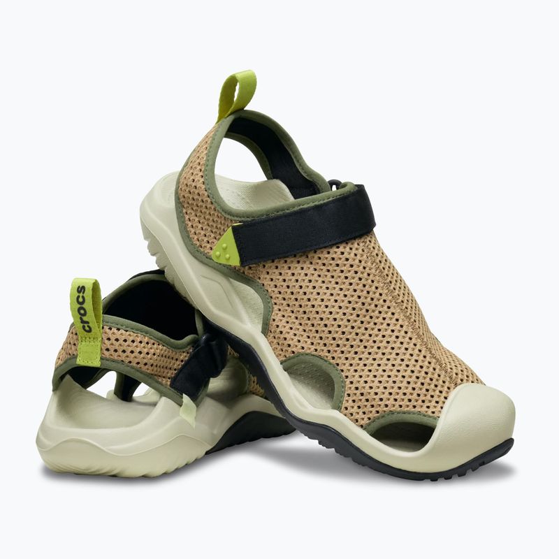 Pánske sandále Crocs Swiftwater Mesh Deck sepia 6