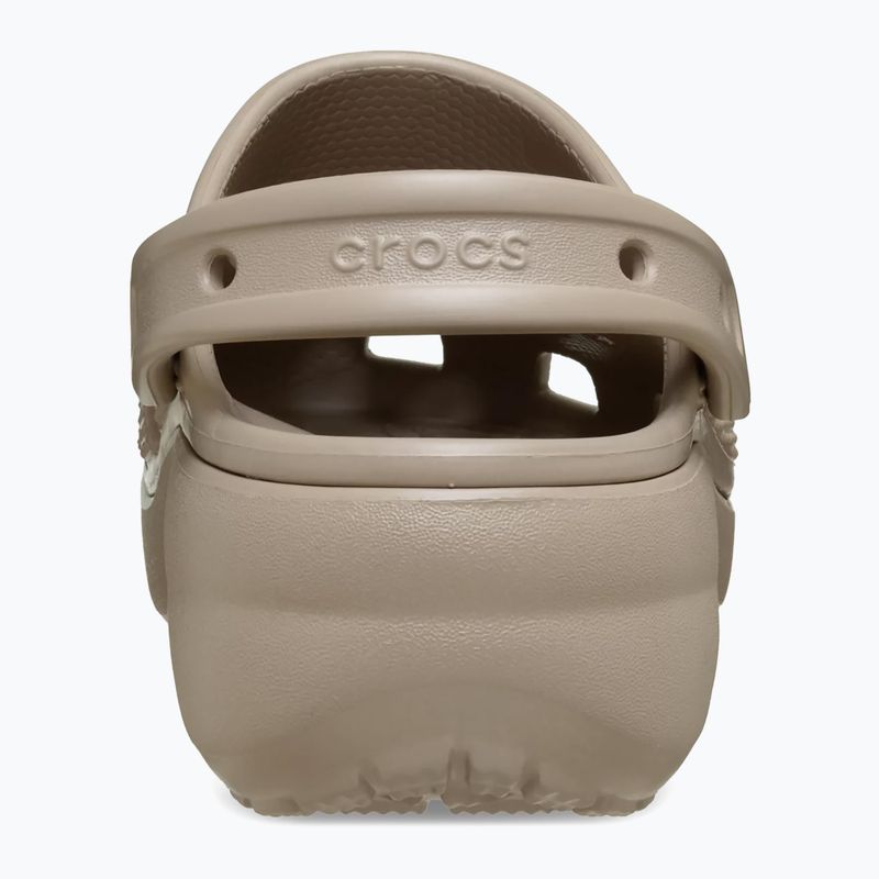 Dámske šľapky Crocs Classic Platform Clog taupe 4