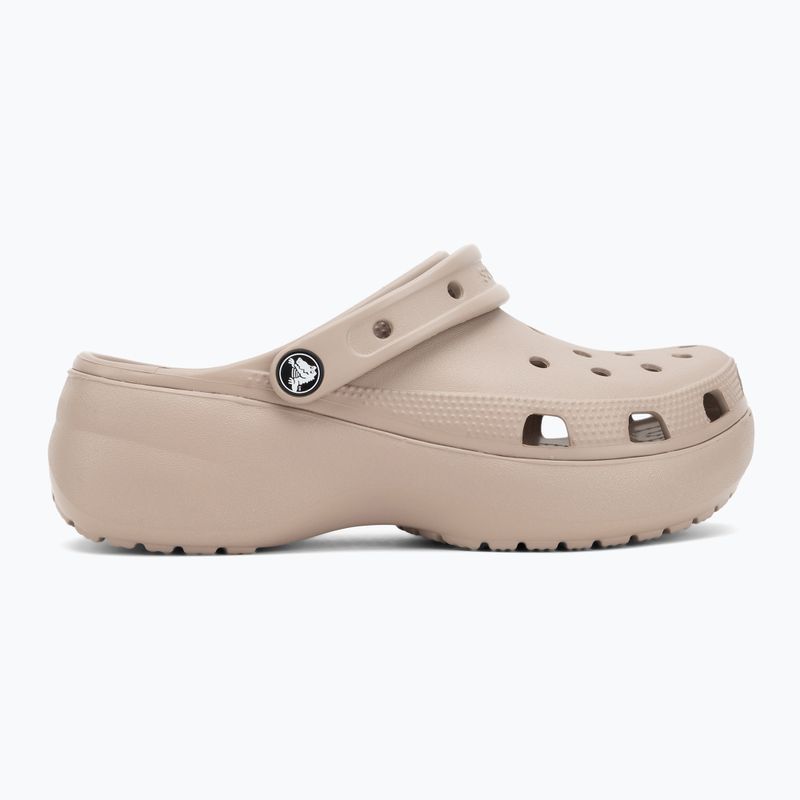 Dámske šľapky Crocs Classic Platform Clog taupe 3