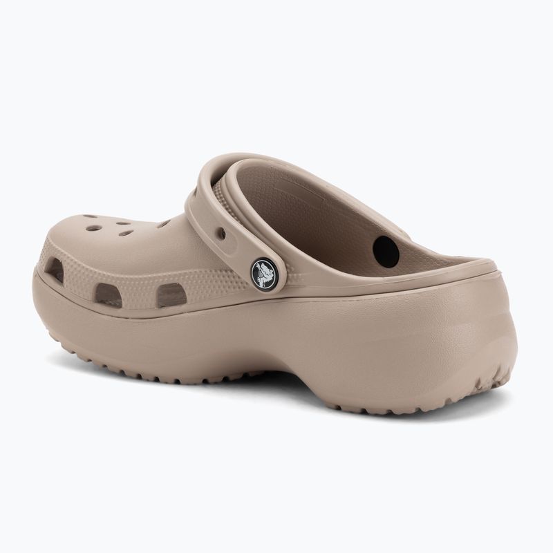 Dámske šľapky Crocs Classic Platform Clog taupe 4