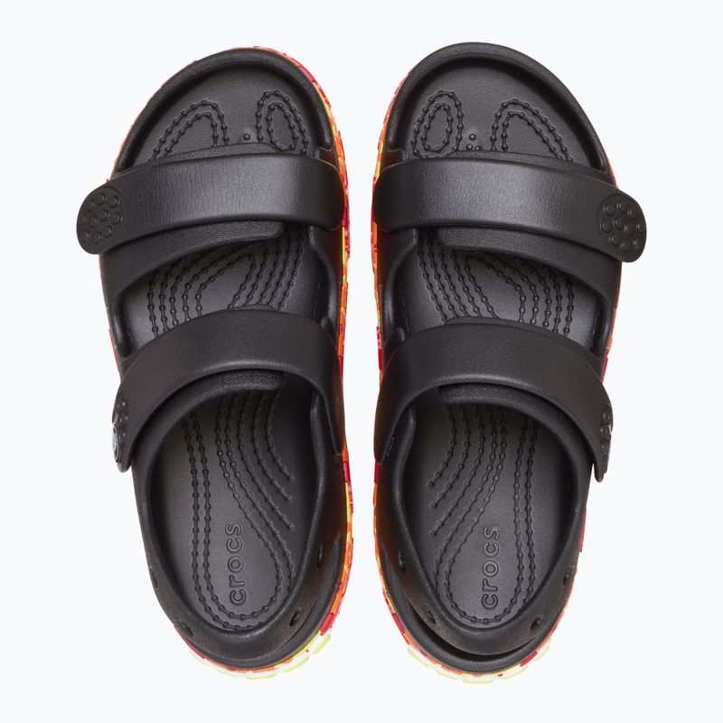 Detské sandále Crocs Crocband Cruiser Flames black 5