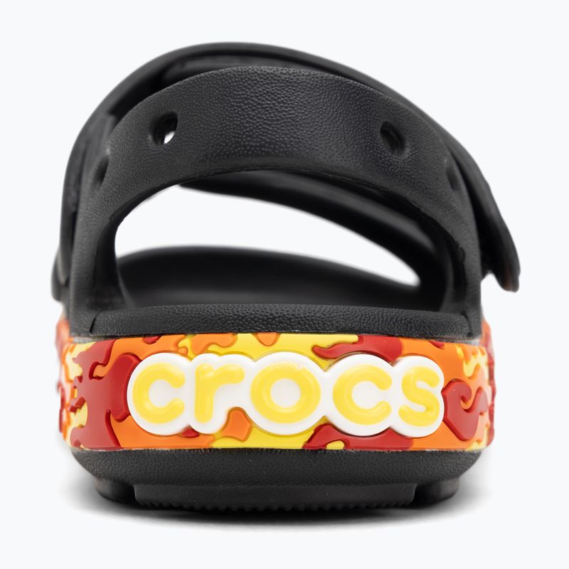 Detské sandále Crocs Crocband Cruiser Flames black 6