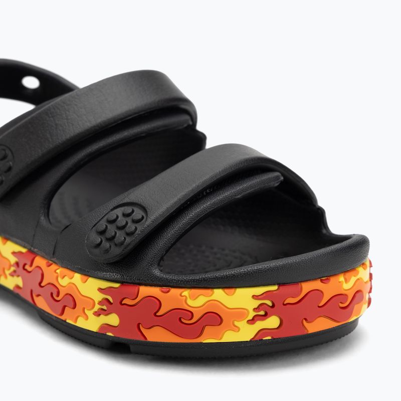 Detské sandále Crocs Crocband Cruiser Flames black 7