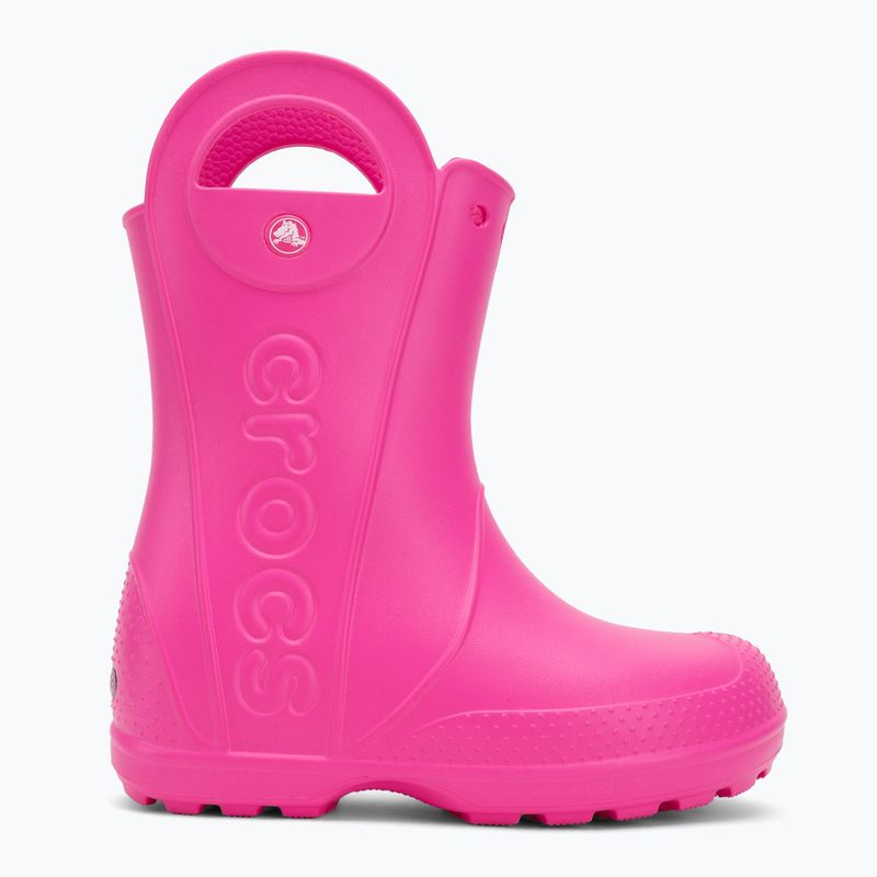 Detské gumáky Crocs Handle It Rain Boot Kids pink crush 2
